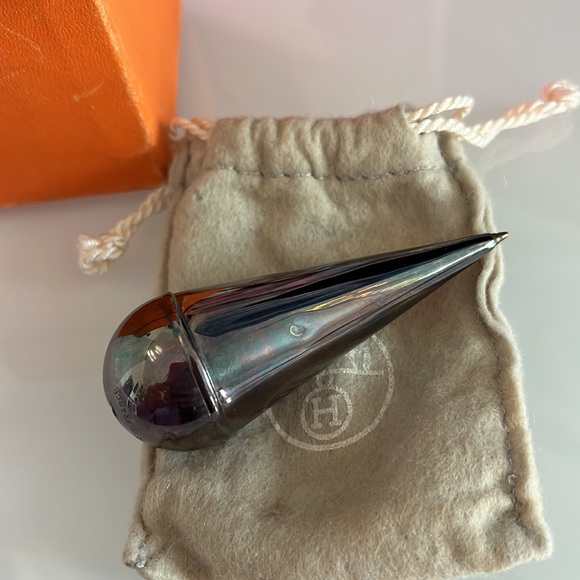 Vintage Hermes Self-Balancing Pen Sterling Silver
Plate Ballpoint Made in France - Picture 8 of 12